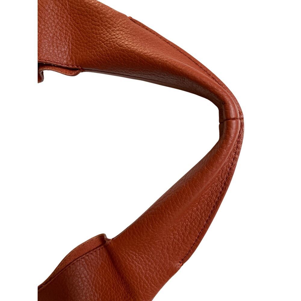 A.P.C. Leather Le Neige Tote Bag in Rhum - Picture 7 of 12